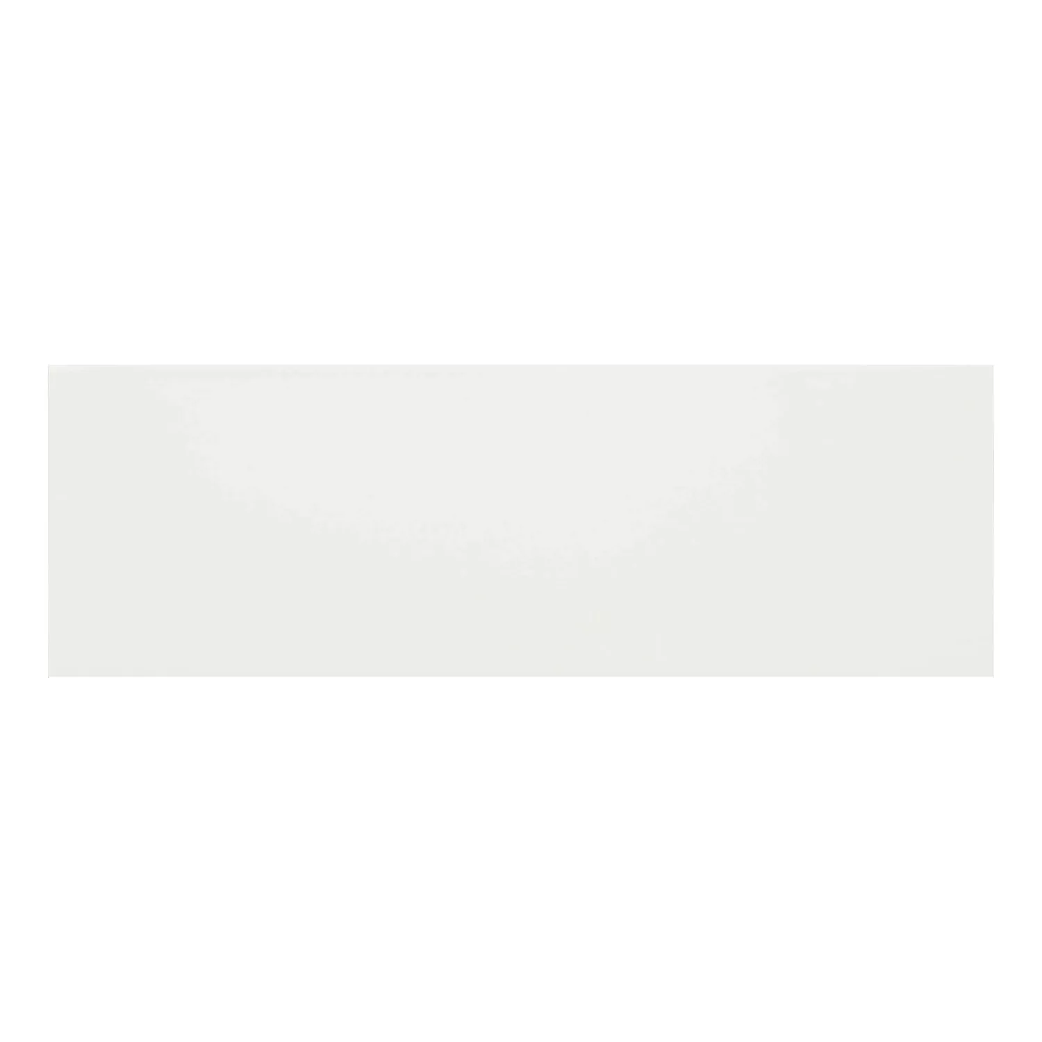 Azulejo de metro Blanco Mate 10x30 cm Sin Faceta Candy Blanco