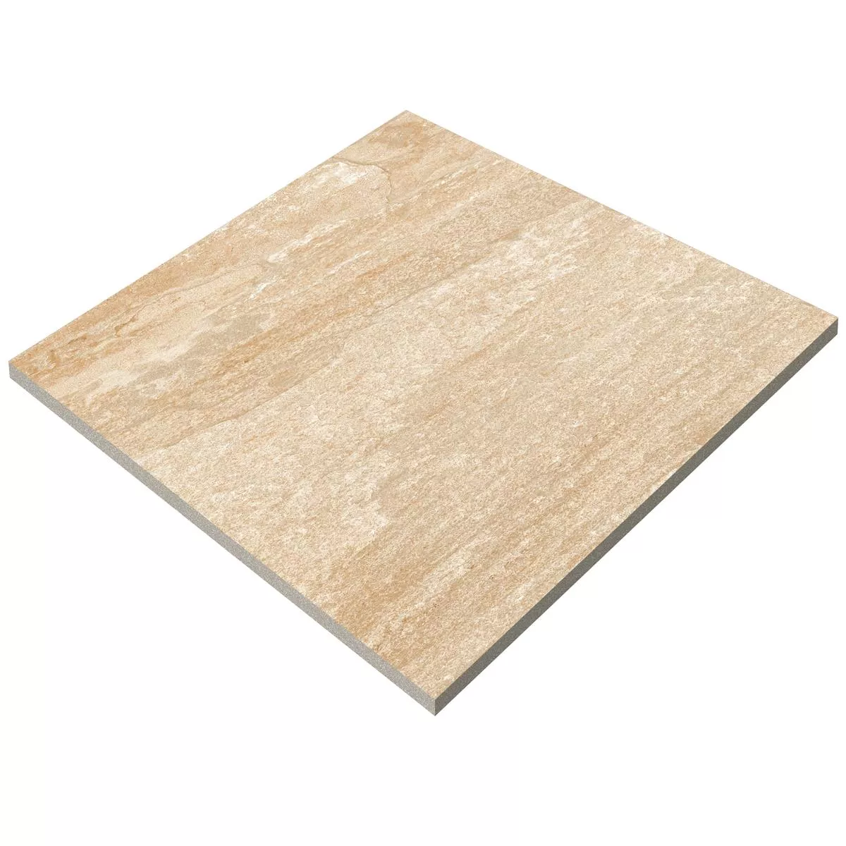 Losas Para Terrazas Azulejos De Gres Rustburg Beige 60x60x2 cm