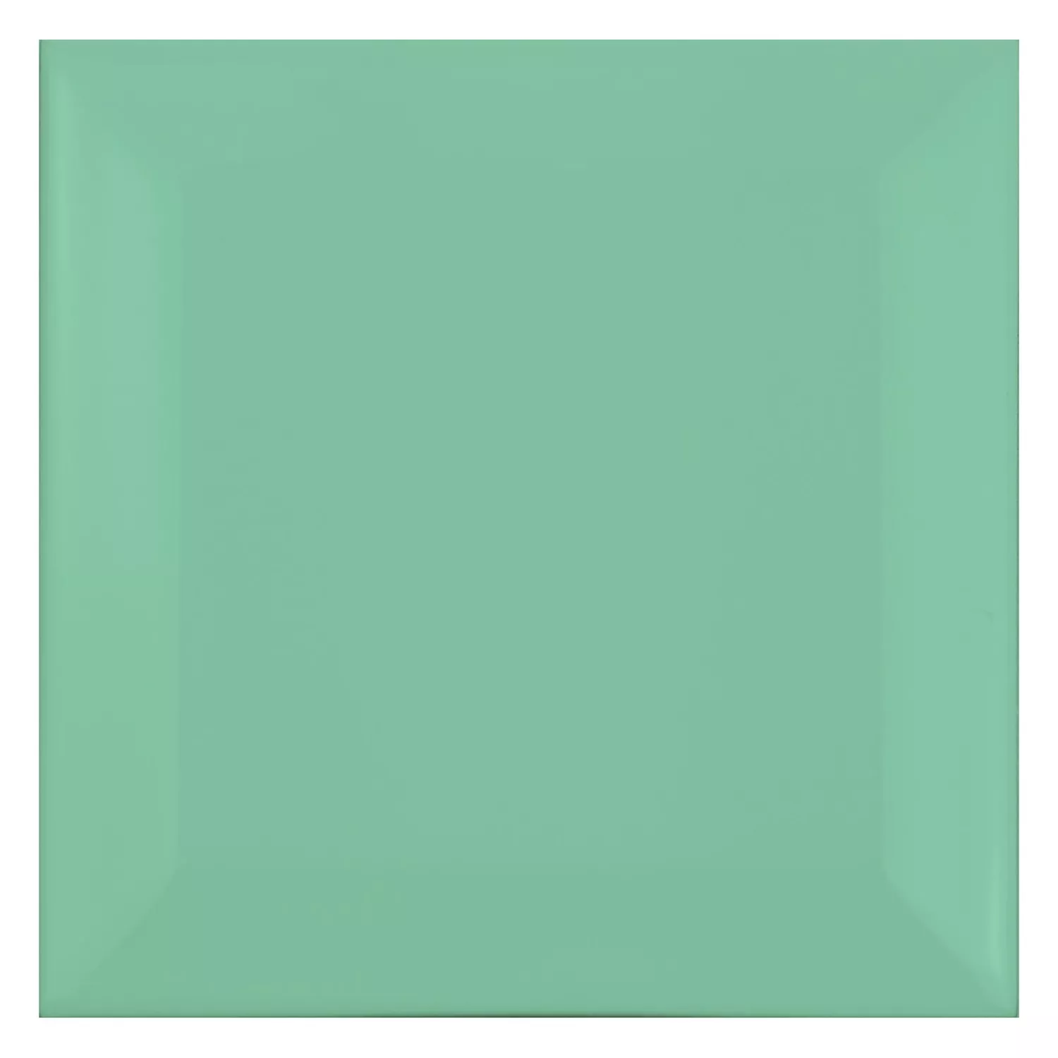 Azulejo de metro Verde Mate 10x10 cm Faceta Catarina Manzana