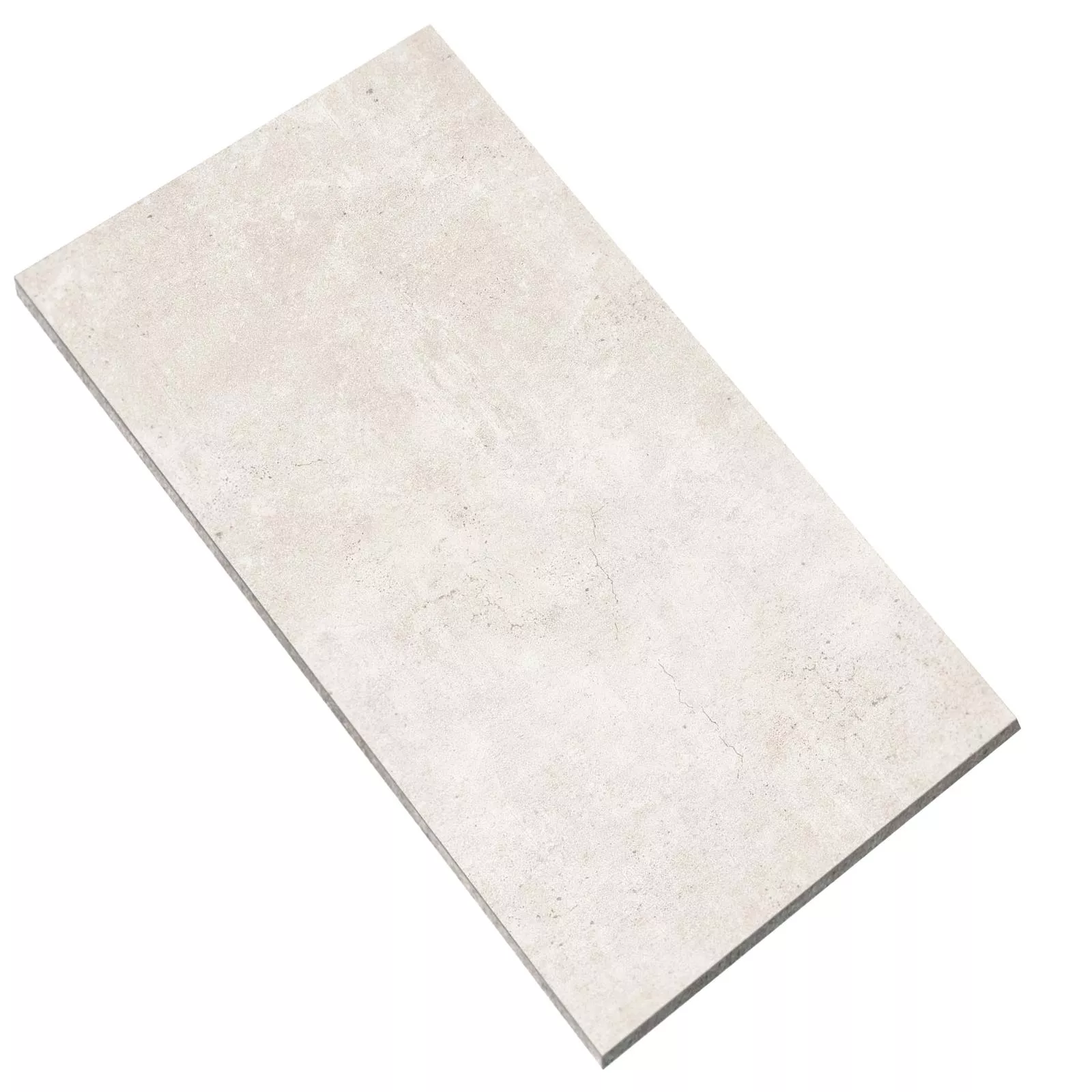 Pavimentos Jamaica Aspecto De Concreto Crema Blanco 30x60cm