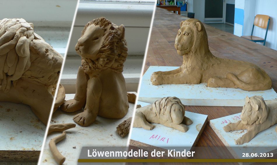 Modelos de leones para niños