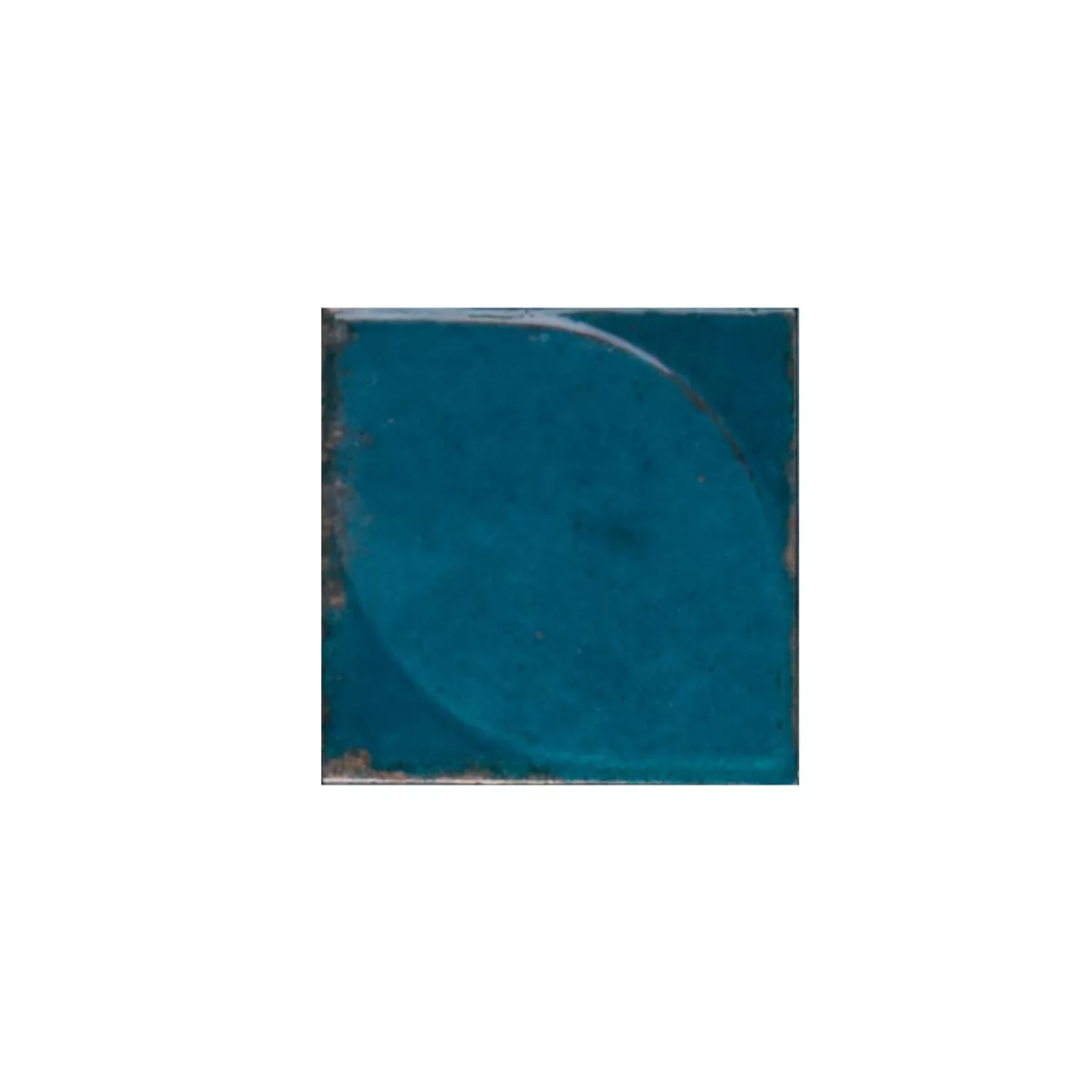 Maryland Mar Azul Brillante 3D Estructurado 10x10 cm