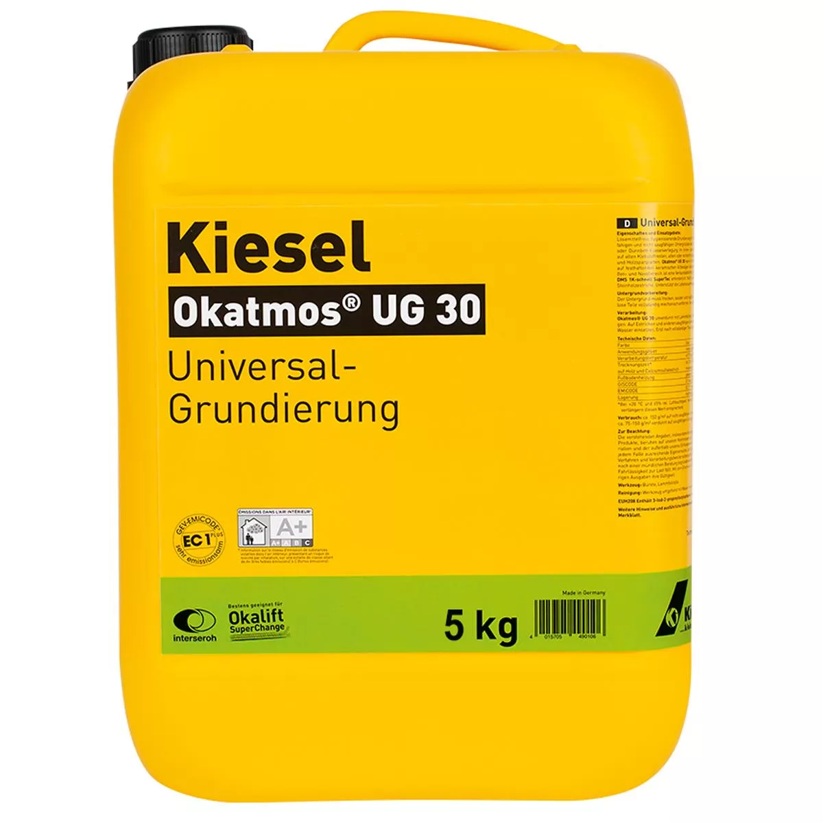 Imprimación universal Kiesel Okatmos UG 30 Azul 5 kg