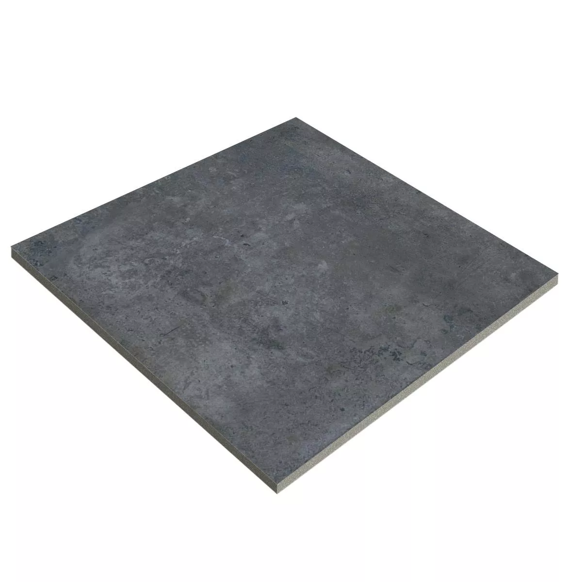 Losas Para Terrazas Azulejos De Gres Bentonia Negro 60x60x2 cm