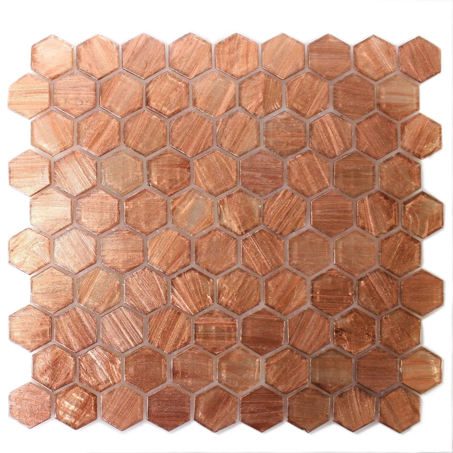 Azulejos De Mosaico Trend-Vi Cristal Hexagonales 222