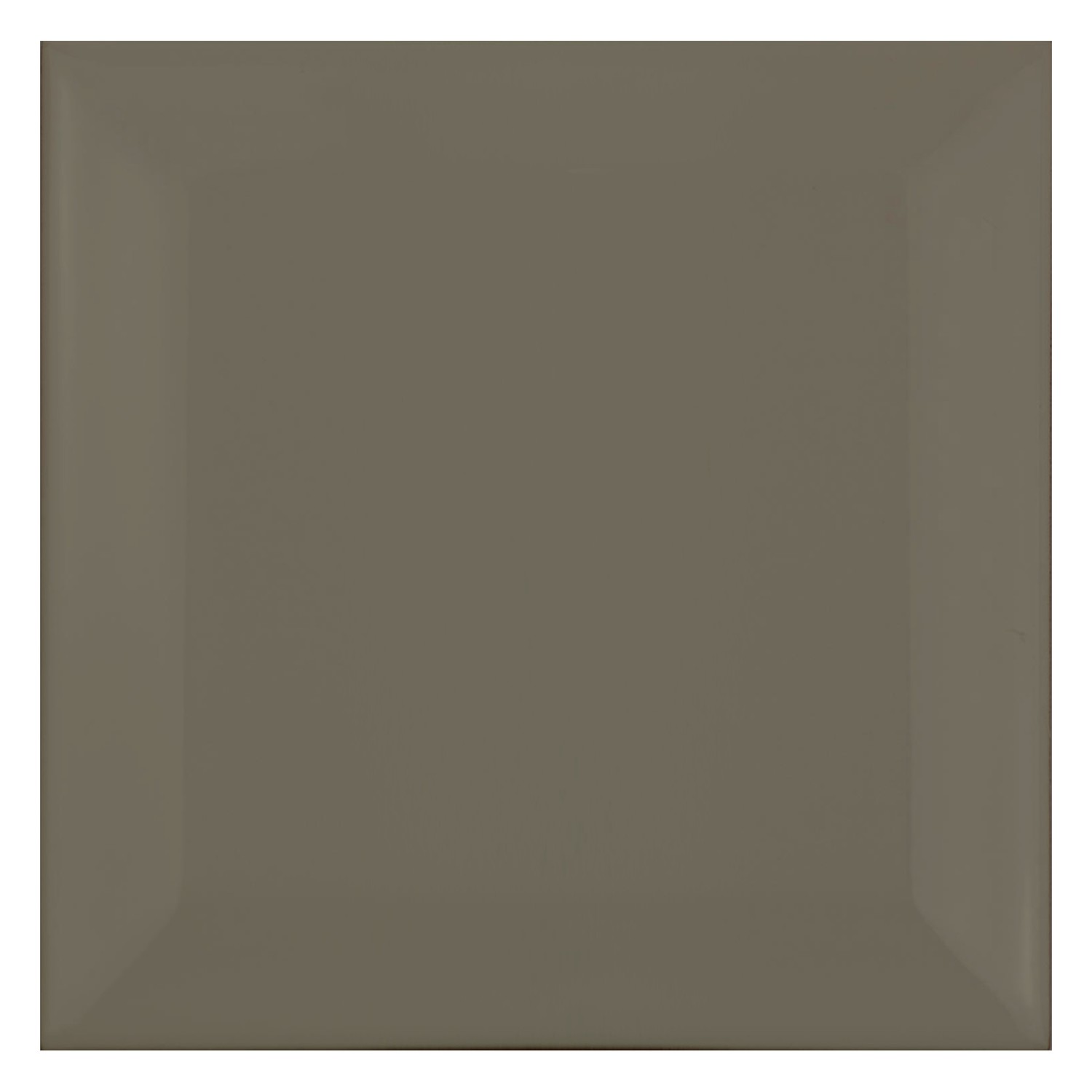 Azulejo de metro Gris Mate 10x10 cm Faceta Catarina Dark Grey