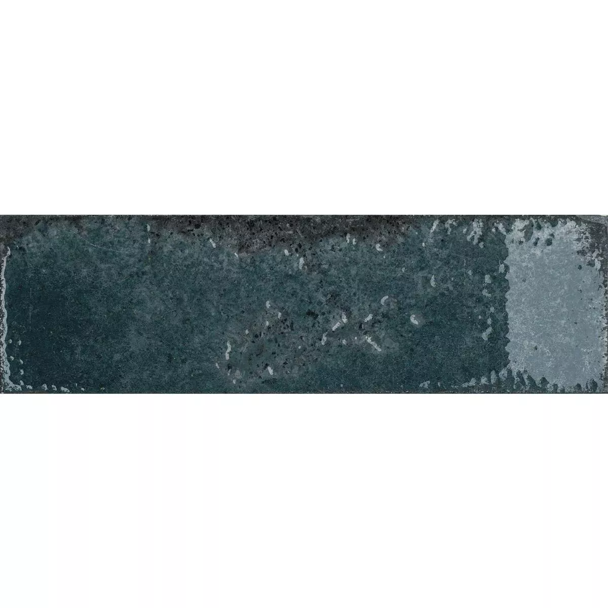 Revestimientos Lara Brillante Corrugado 10x30cm Azul