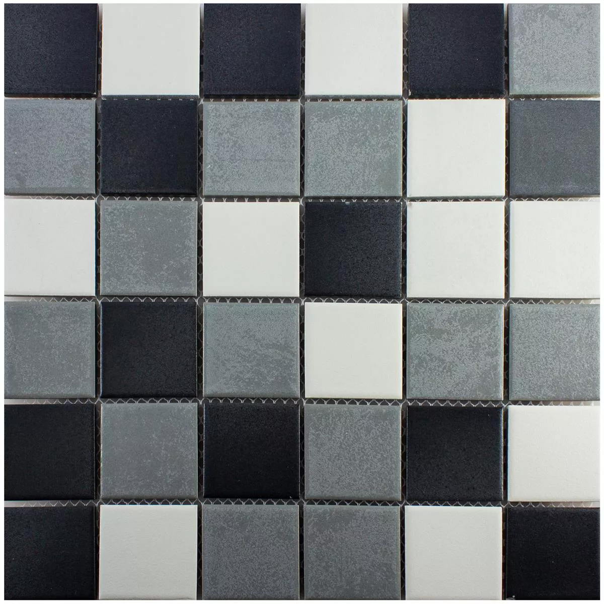 Mosaico Cerámico Azulejos Orion Negro Gris