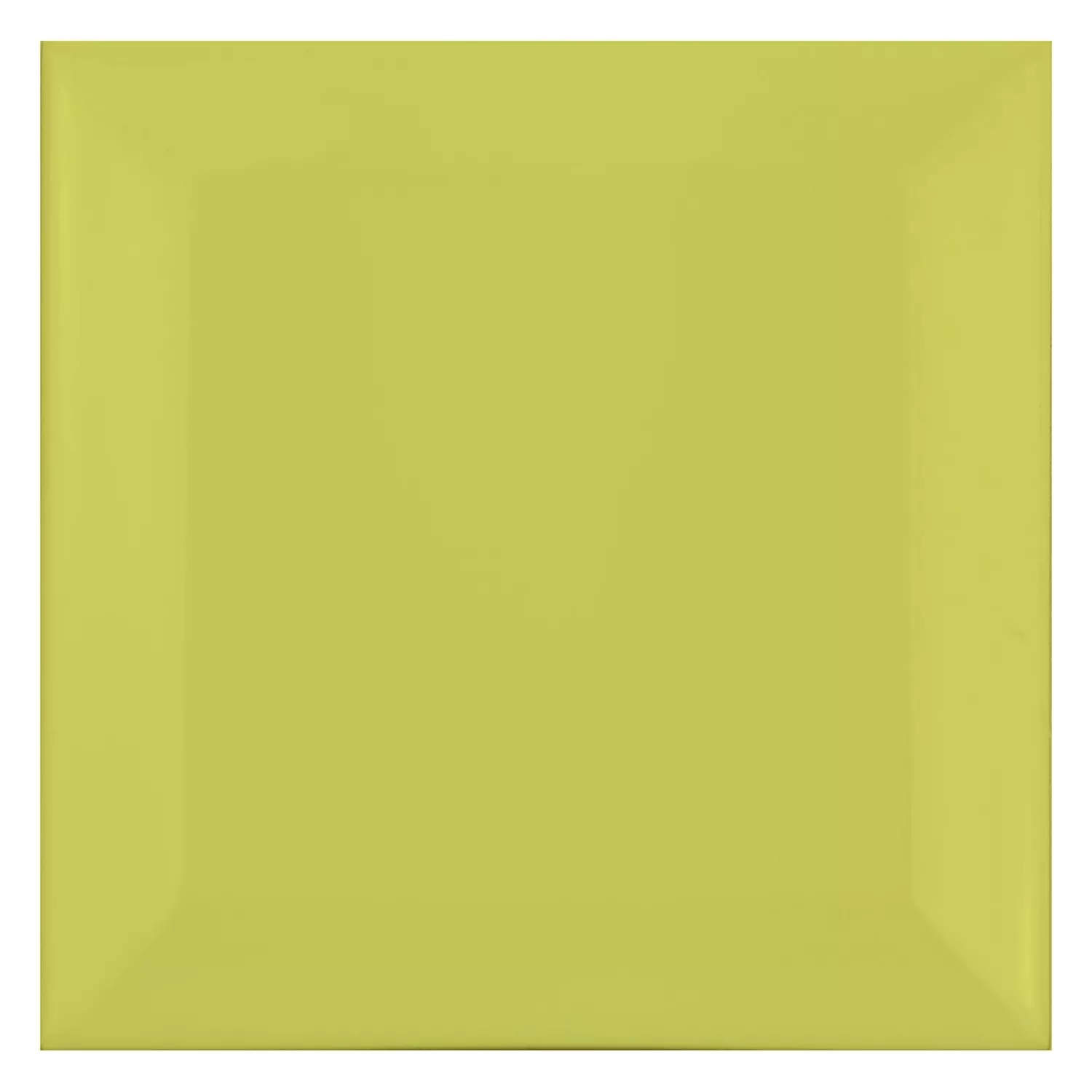 Azulejo de metro Verde Mate 10x10 cm Faceta Catarina Pistacho