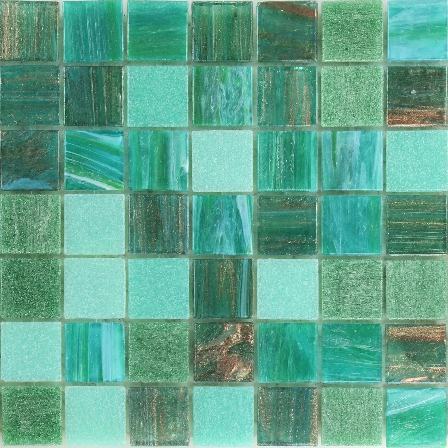 Azulejos De Mosaico Trend-Vi Cristal Foliage