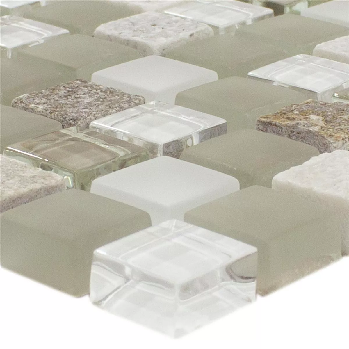 Mosaico de Cristal Azulejos Delicias Cristal Piedra Natural Mix