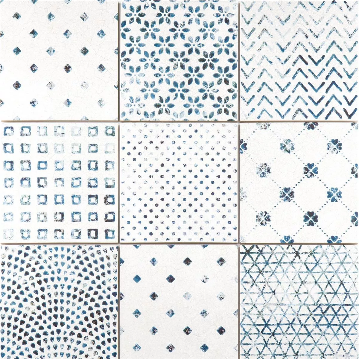 Pavimentos Talia Aspecto Retro Azul 18,5x18,5cm Pavimentos Talia Aspecto Retro Azul 18,5x18,5cm