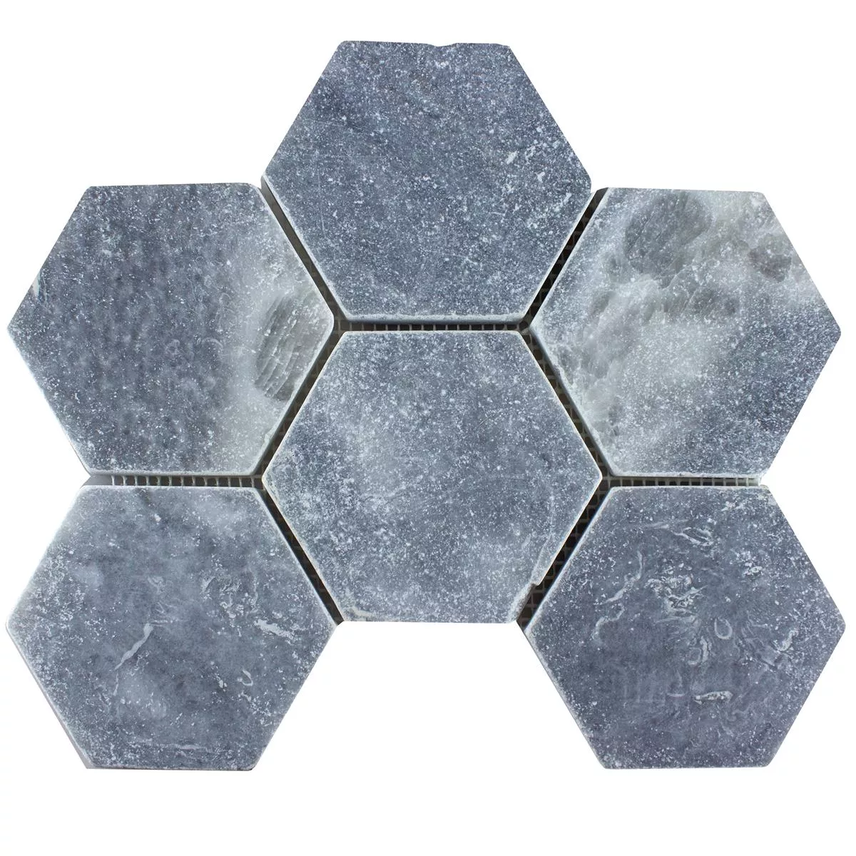 Mármol Piedra Natural Azulejos De Mosaico Maracay Hexagonales Bardiglio