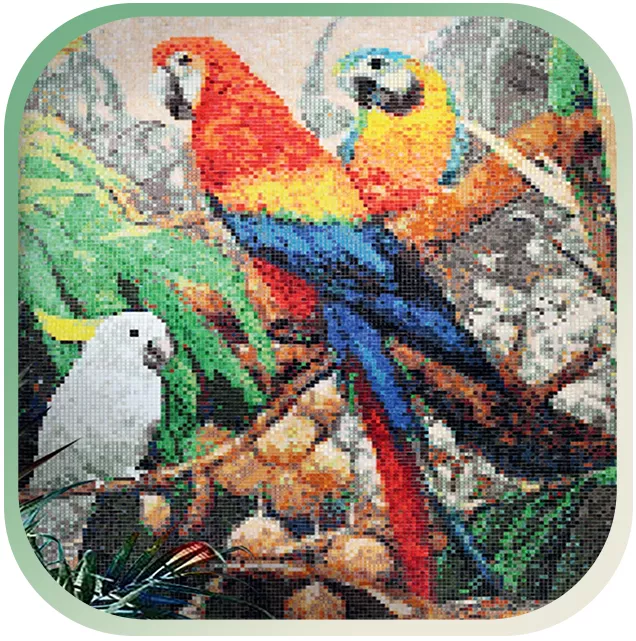Cuadro de Mosaico de Vidrio Cuadro de Mosaico de Vidrio
