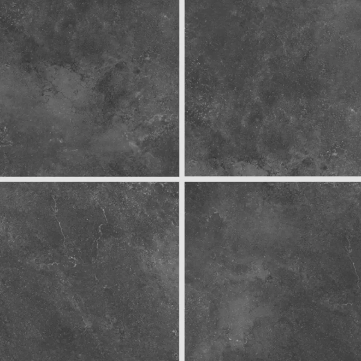 Losas Para Terrazas Azulejos De Gres Rockstone Negro 60x60x2 cm