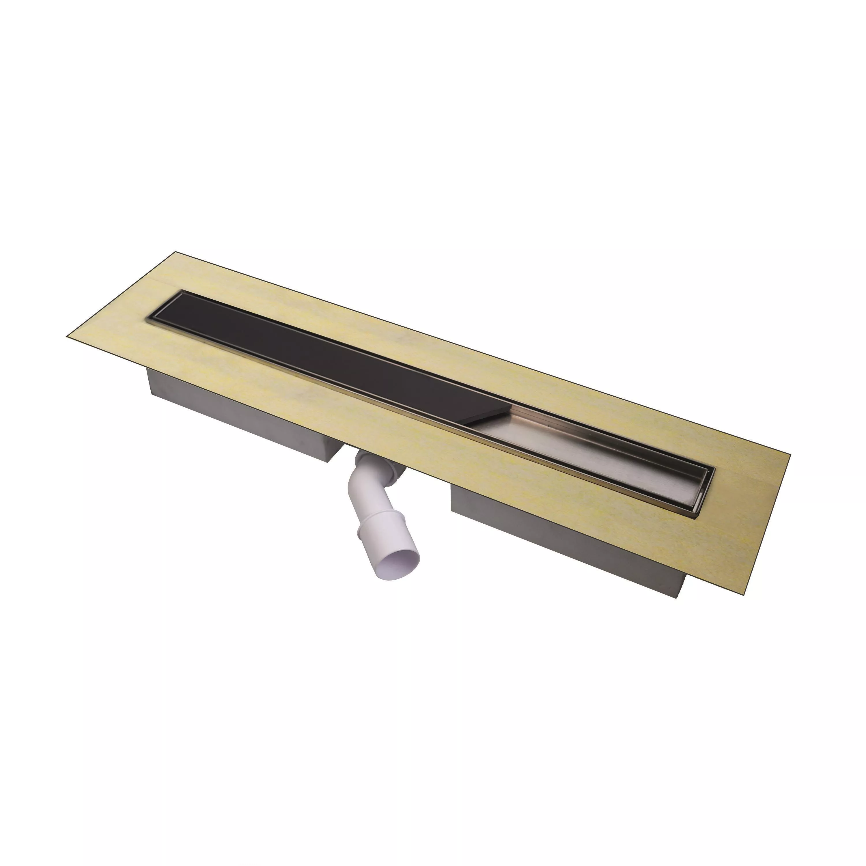 Canal De Ducha Pro Flex Set Completo Rejilla De Cobertura, Utilizable En Ambos Lados 700 Mm