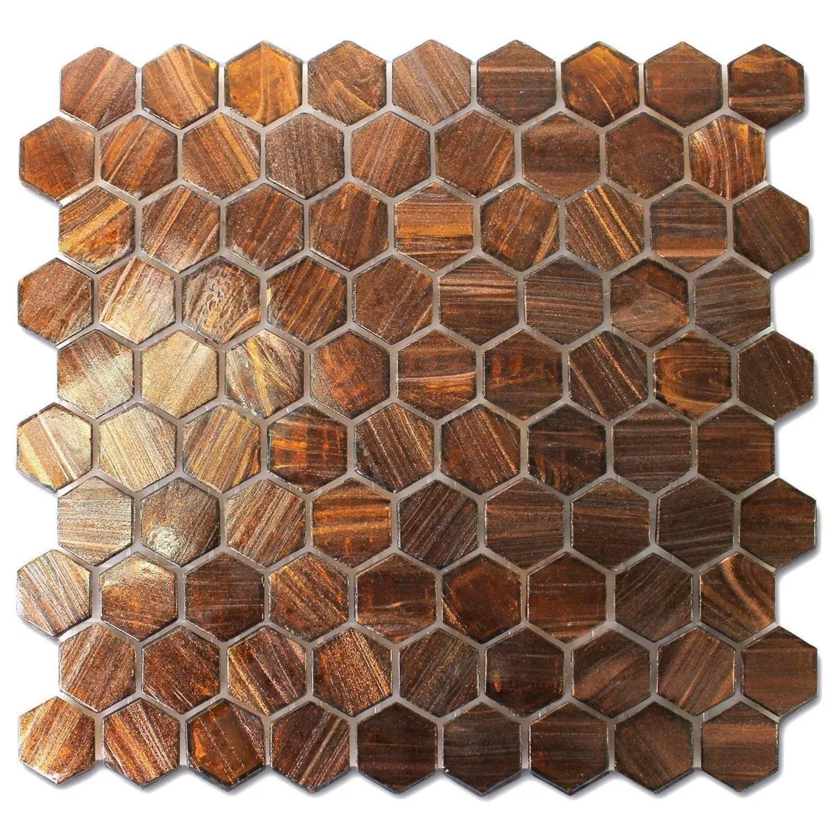 Azulejos De Mosaico Trend-Vi Cristal Hexagonales 270