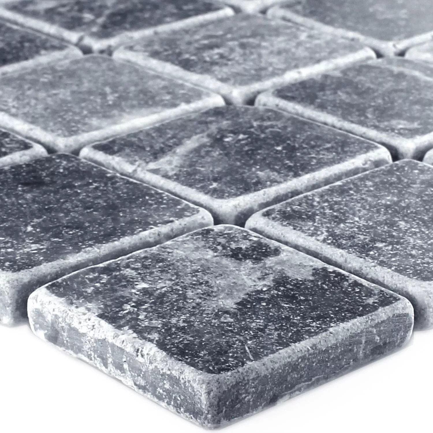Azulejos De Mosaico Mármol Visso Nero 48 Azulejos De Mosaico Mármol Visso Nero 48