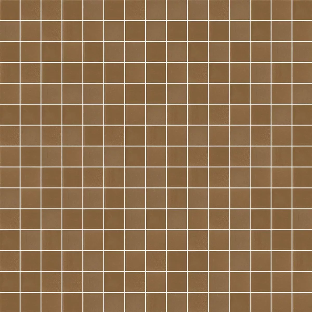 Mosaico de Cristal Azulejo Trend-Vi Vitreo 191 Café Marrón 20x20mm
