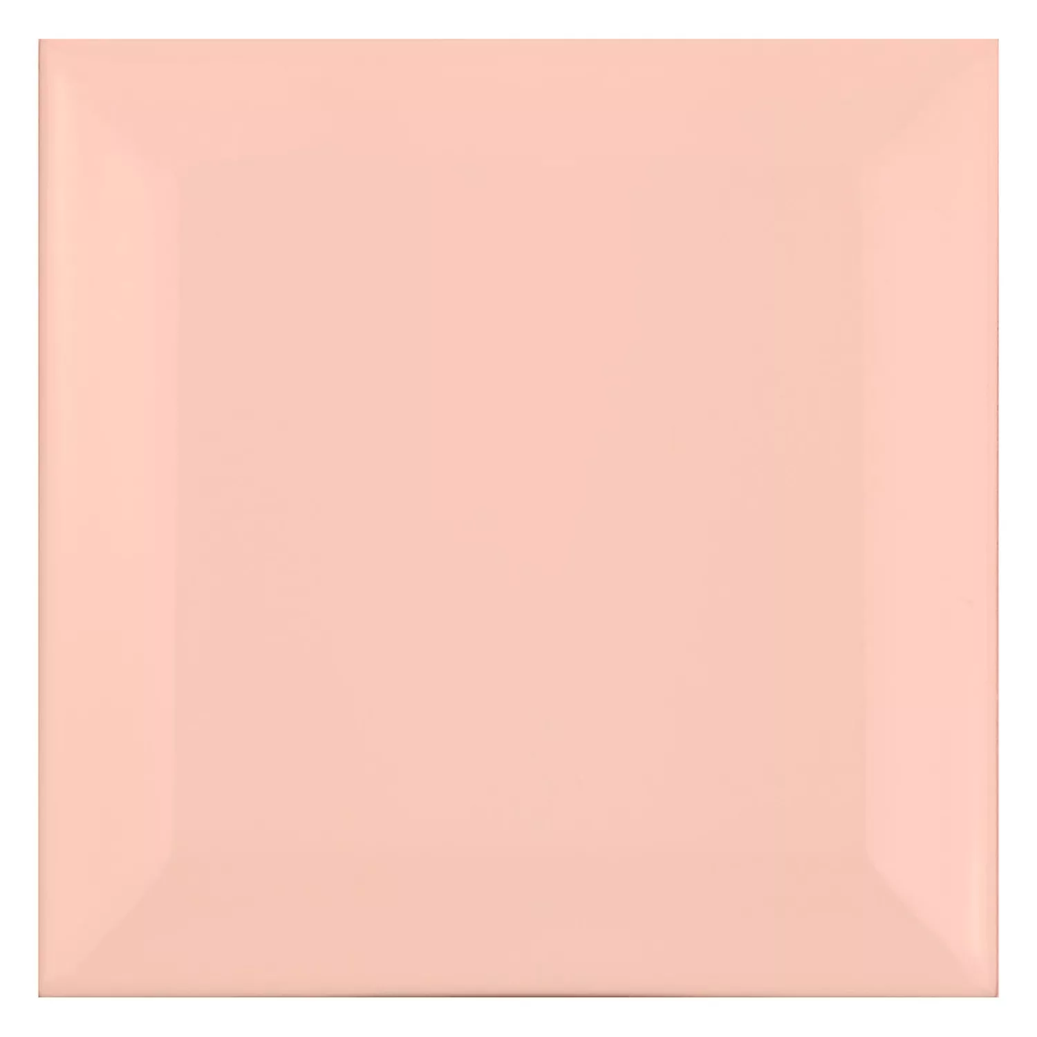 Azulejo de metro Naranja Mate 10x10 cm Faceta Catarina Salmon