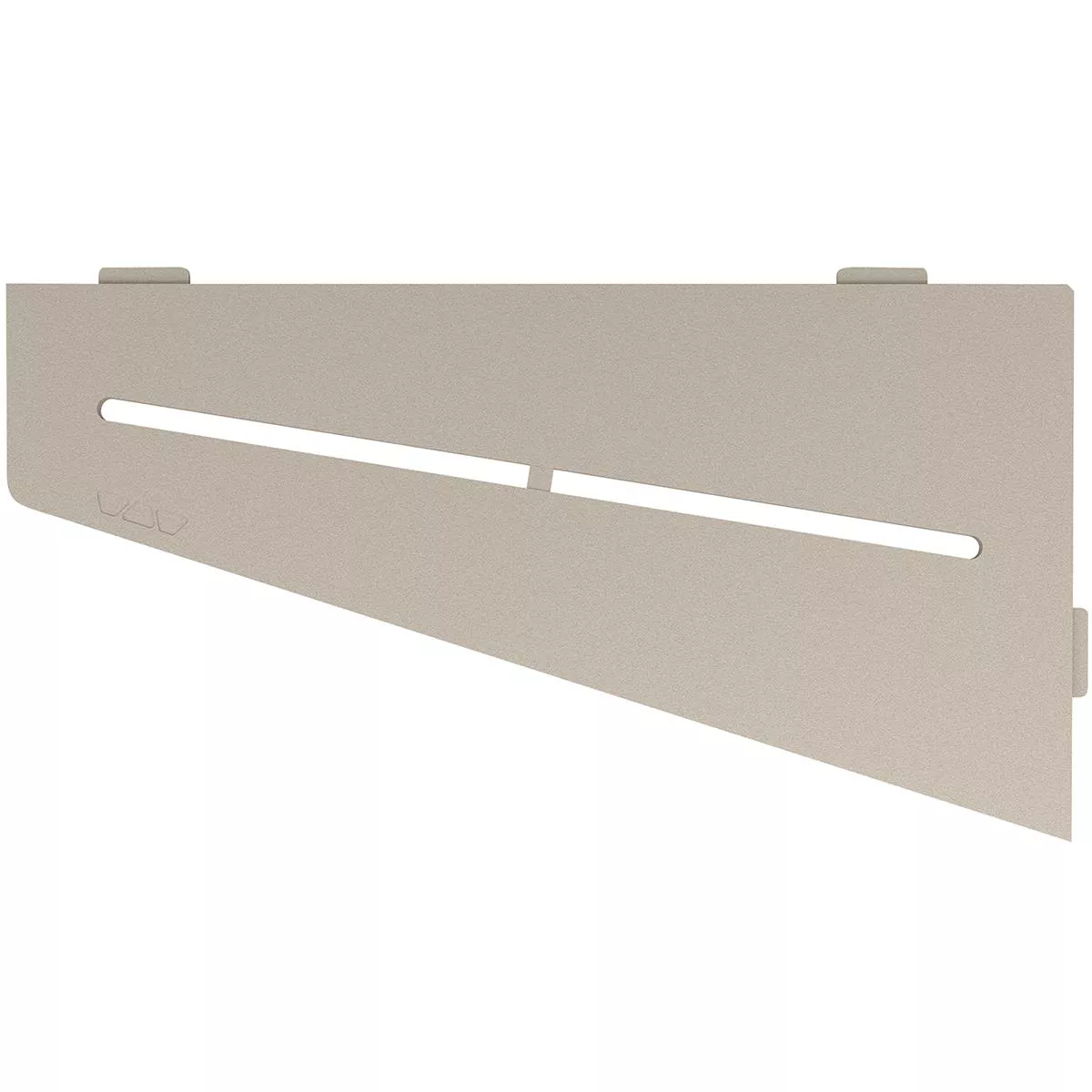 Estante de pared estante de ducha Schlüter cuadrado 15,4x29,5cm Crema Pura