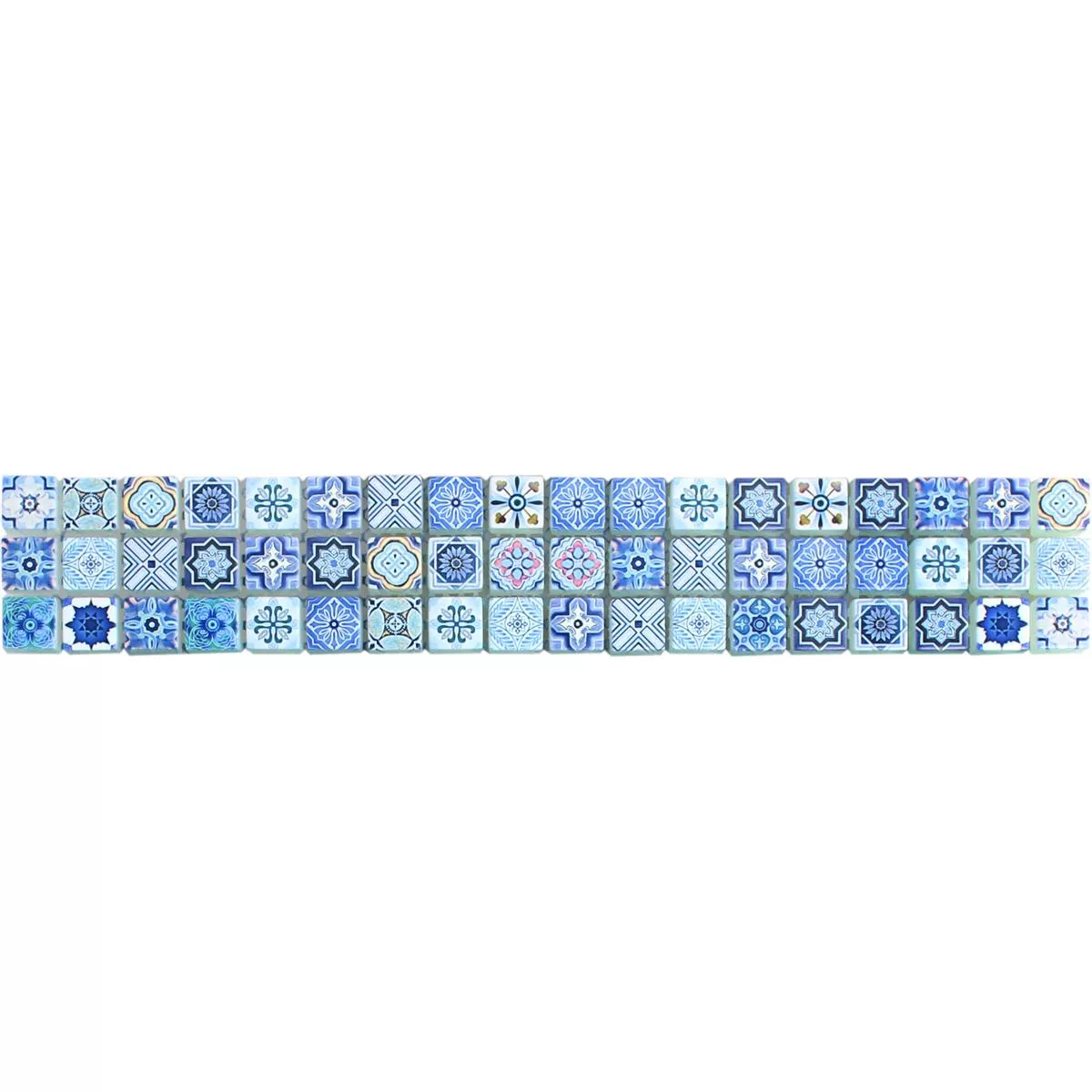 bordes de vidrio Mentor Aspecto Retro Azul