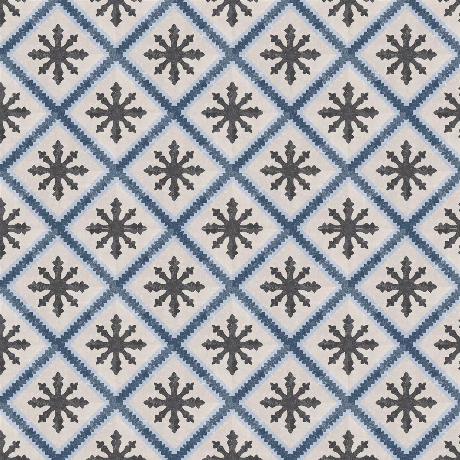 Muestra Azulejos De Cemento Aspecto Retro Toulon Pavimento Chillida 18,6x18,6cm