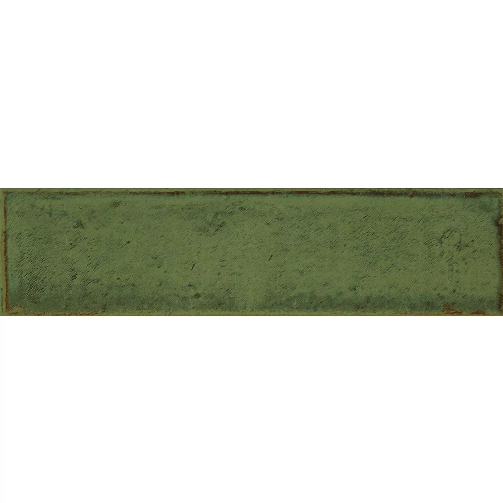 Revestimientos Maestro Corrugado Brillante Verde Oliva 7,5x30cm