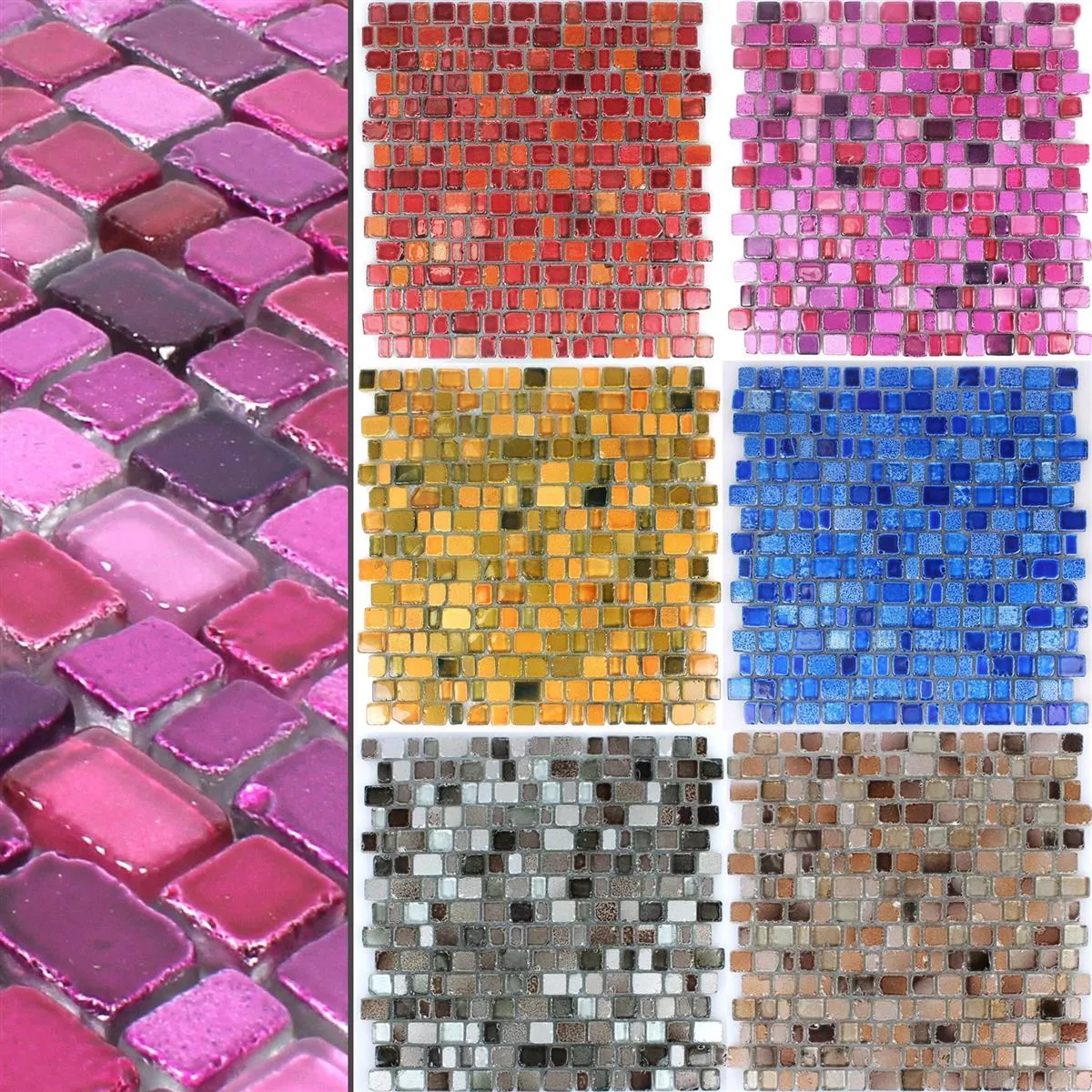 Azulejos De Mosaico Cristal Roxy