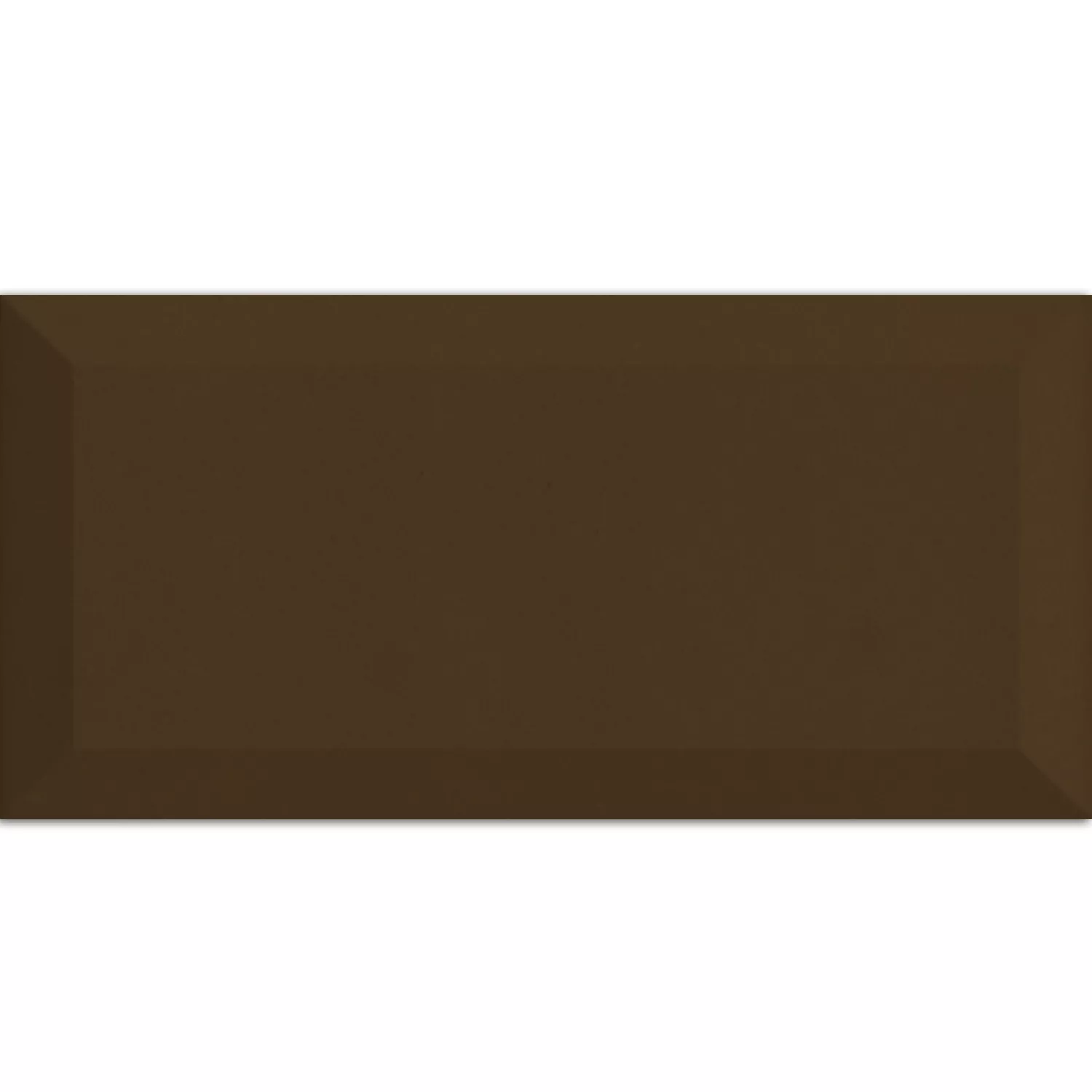 Metro Revestimientos Siena Marrón Oscuro Faceta 10x20cm Metro Revestimientos Siena Marrón Oscuro Faceta 10x20cm