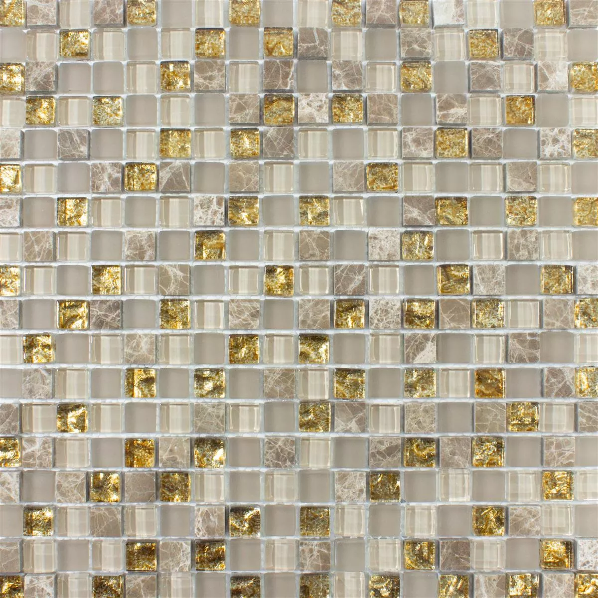 Muestra Mosaico de Cristal Azulejos Lexington Cristal Mezcla de Material Marrón