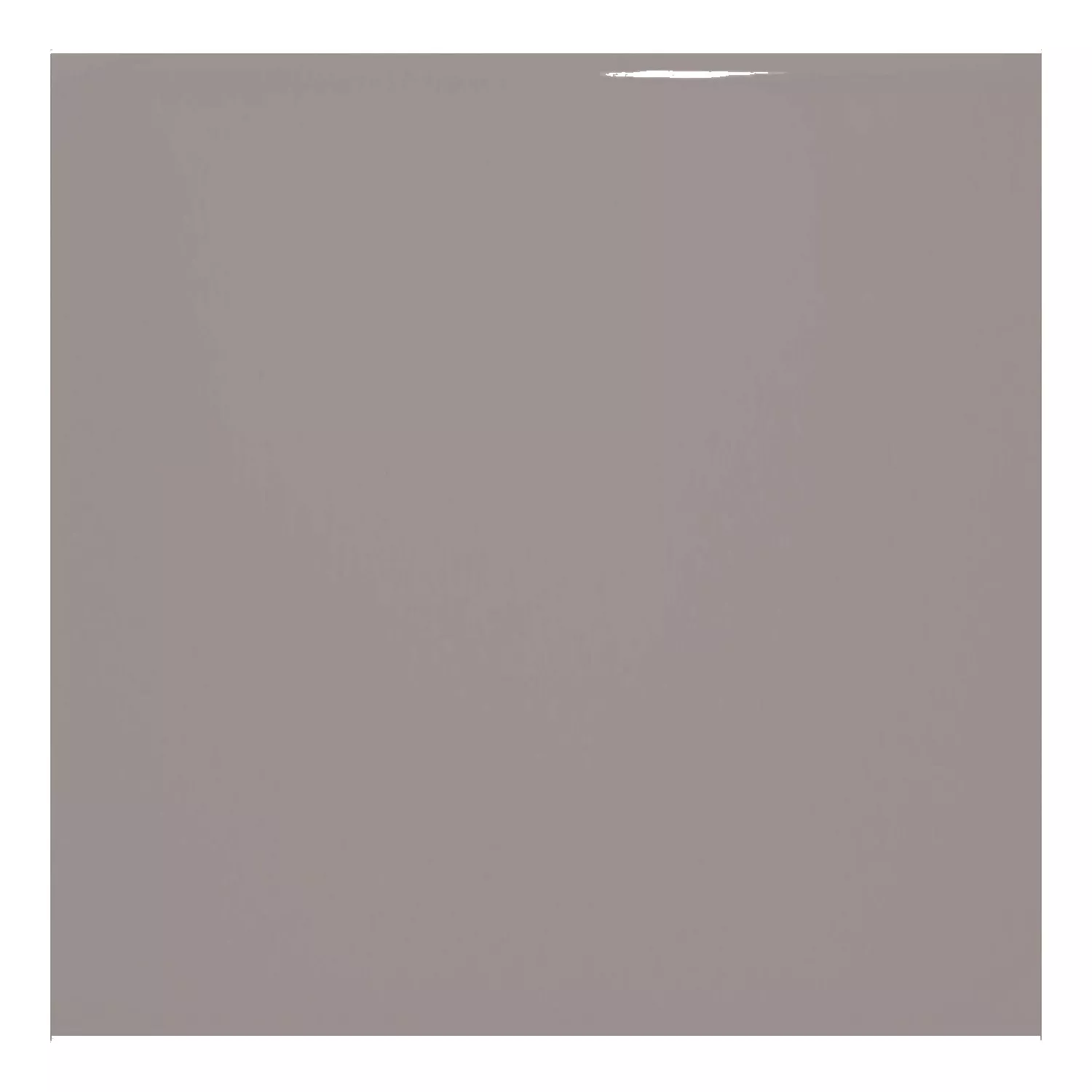 Azulejo de metro Gris Brillante 10x10 cm Sin Faceta Freyburg Plata