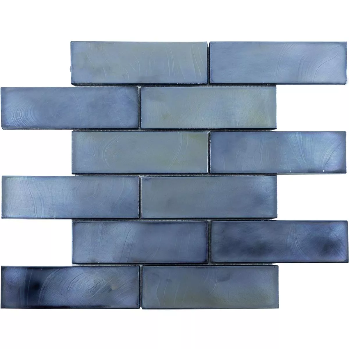 Mosaico de Cristal Azulejos Andalucia Brick Negro