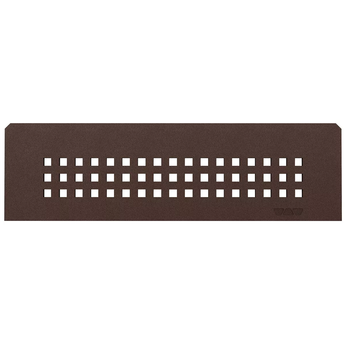 Estantería de pared Schlüter rectangular de 30x8,7 cm, color bronce.