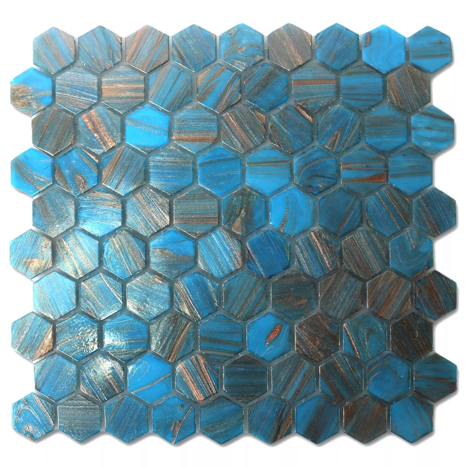 Azulejos De Mosaico Trend-Vi Cristal Hexagonales 242