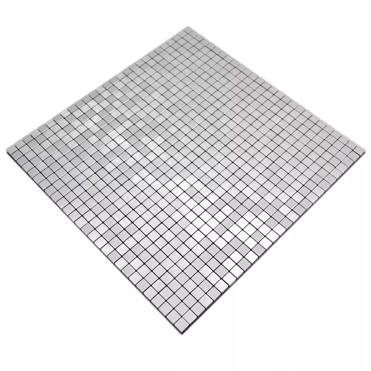 Metal Azulejos De Mosaico Wygon Autoadhesivo Plateado 10mm