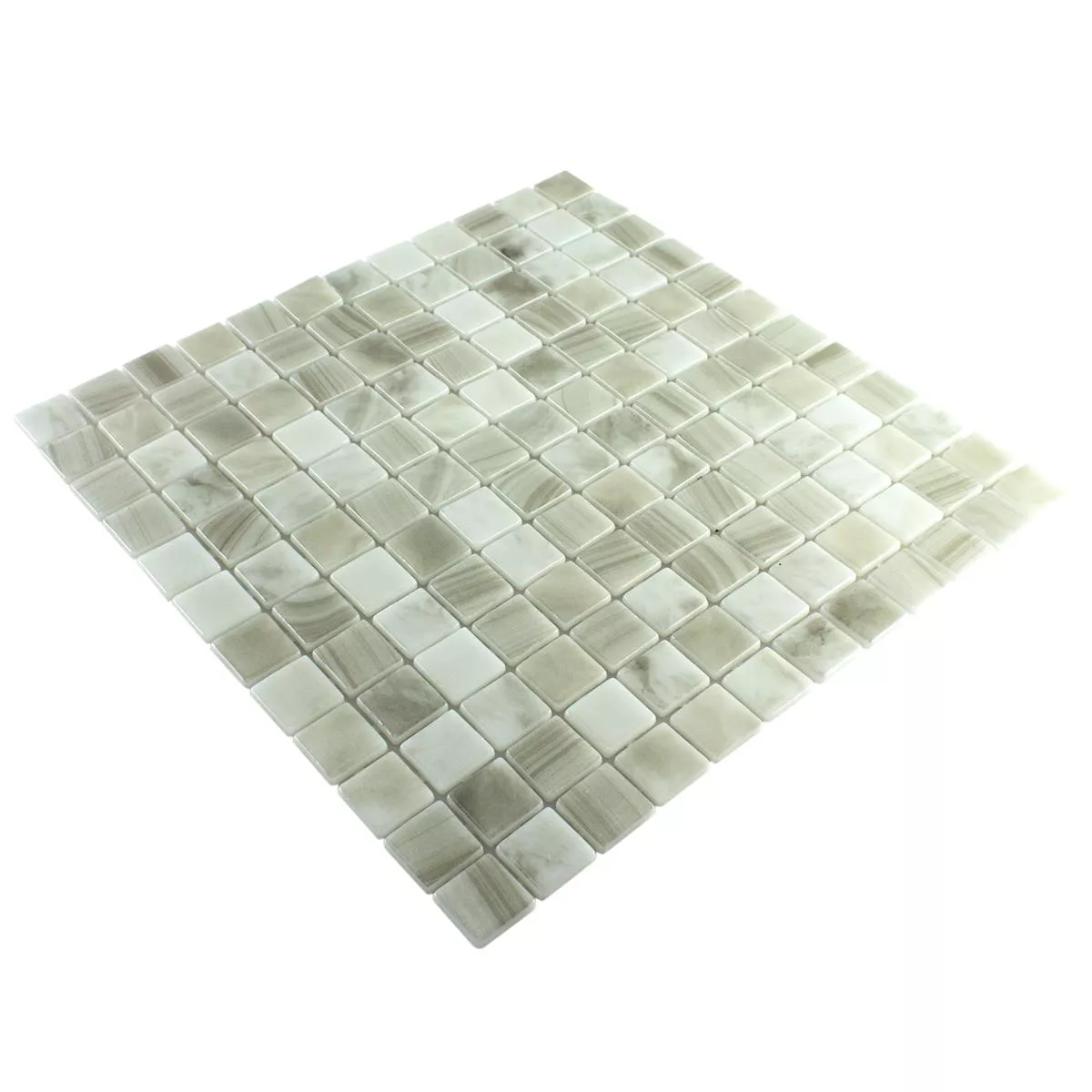 Vidrio Piscina Mosaico Baltic Beige 25x25mm