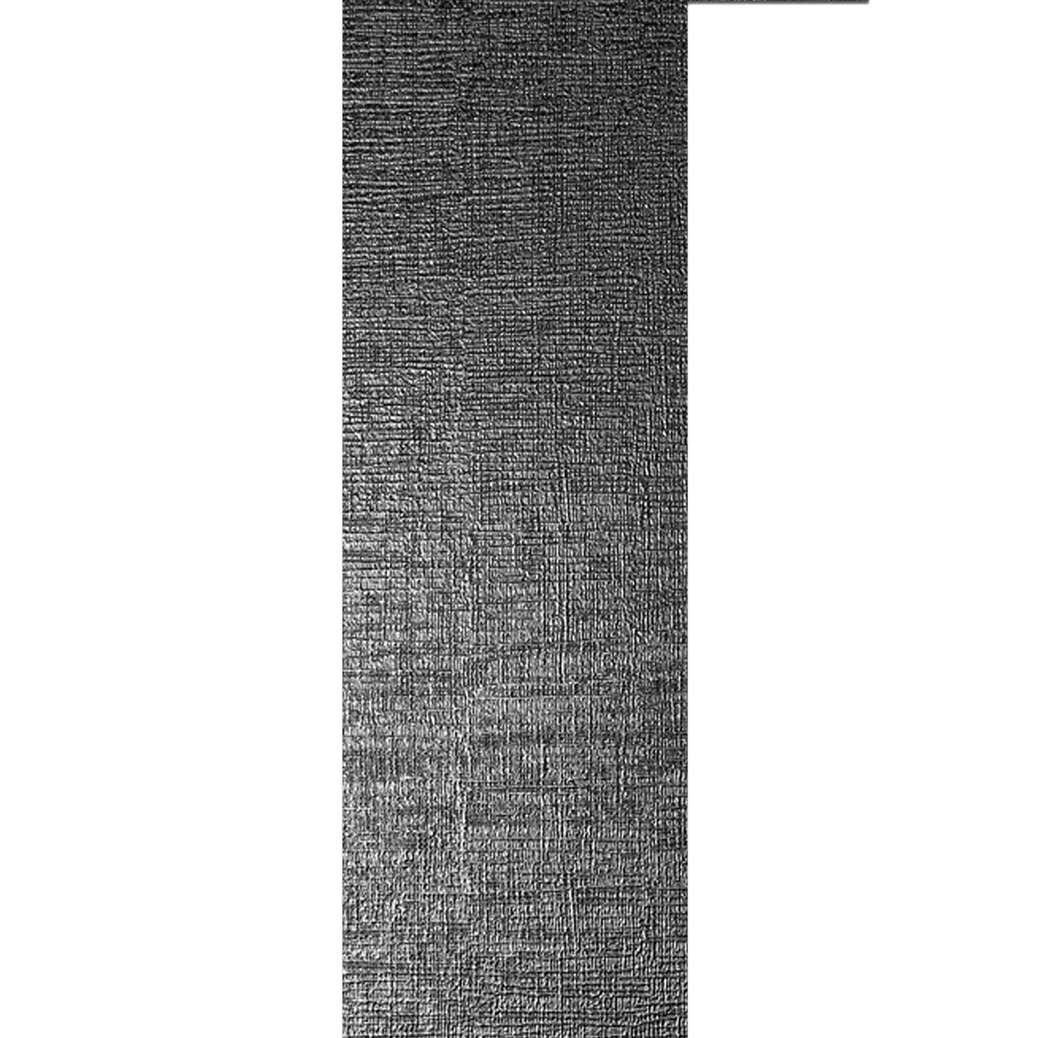Revestimientos Vulcano Metal Decoración Negro Mate 30x120cm
