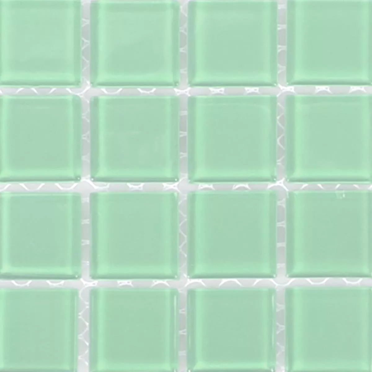 Muestra Mosaico De Cristal Azulejos Florida Verde Claro