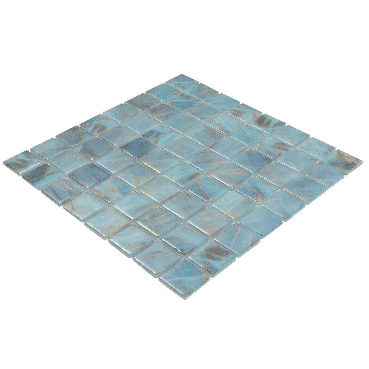 Cristal Piscina Mosaico Alassio Azul 38