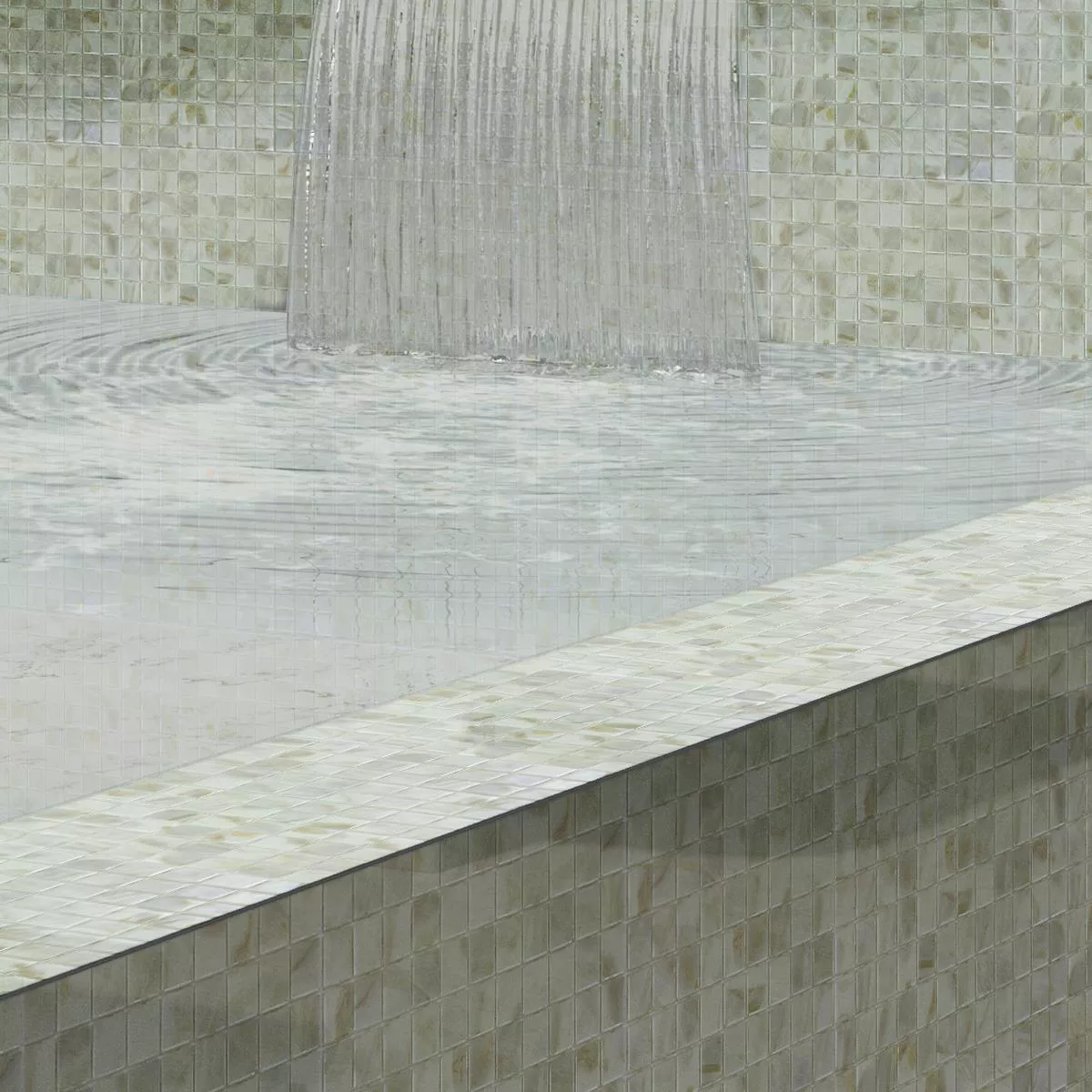 Cristal Piscina Mosaico Alassio Beige 25