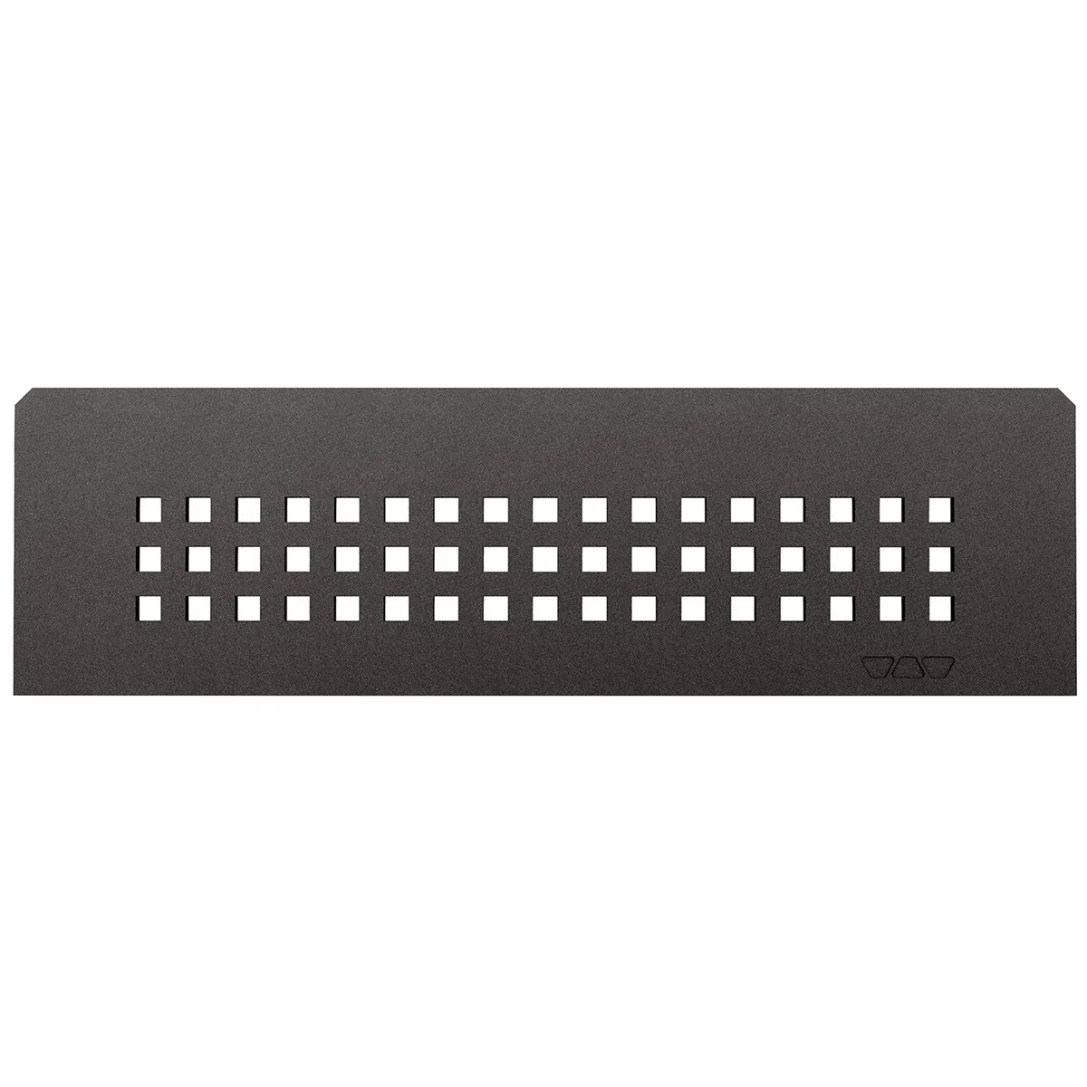 Estantería de pared rectangular Schlüter de 30x8,7 cm, cuadrada, color antracita.