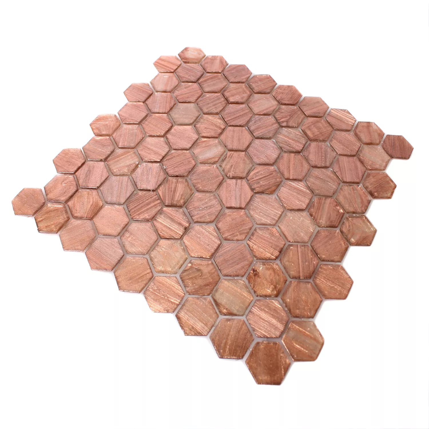 Azulejos De Mosaico Trend-Vi Cristal Hexagonales 222