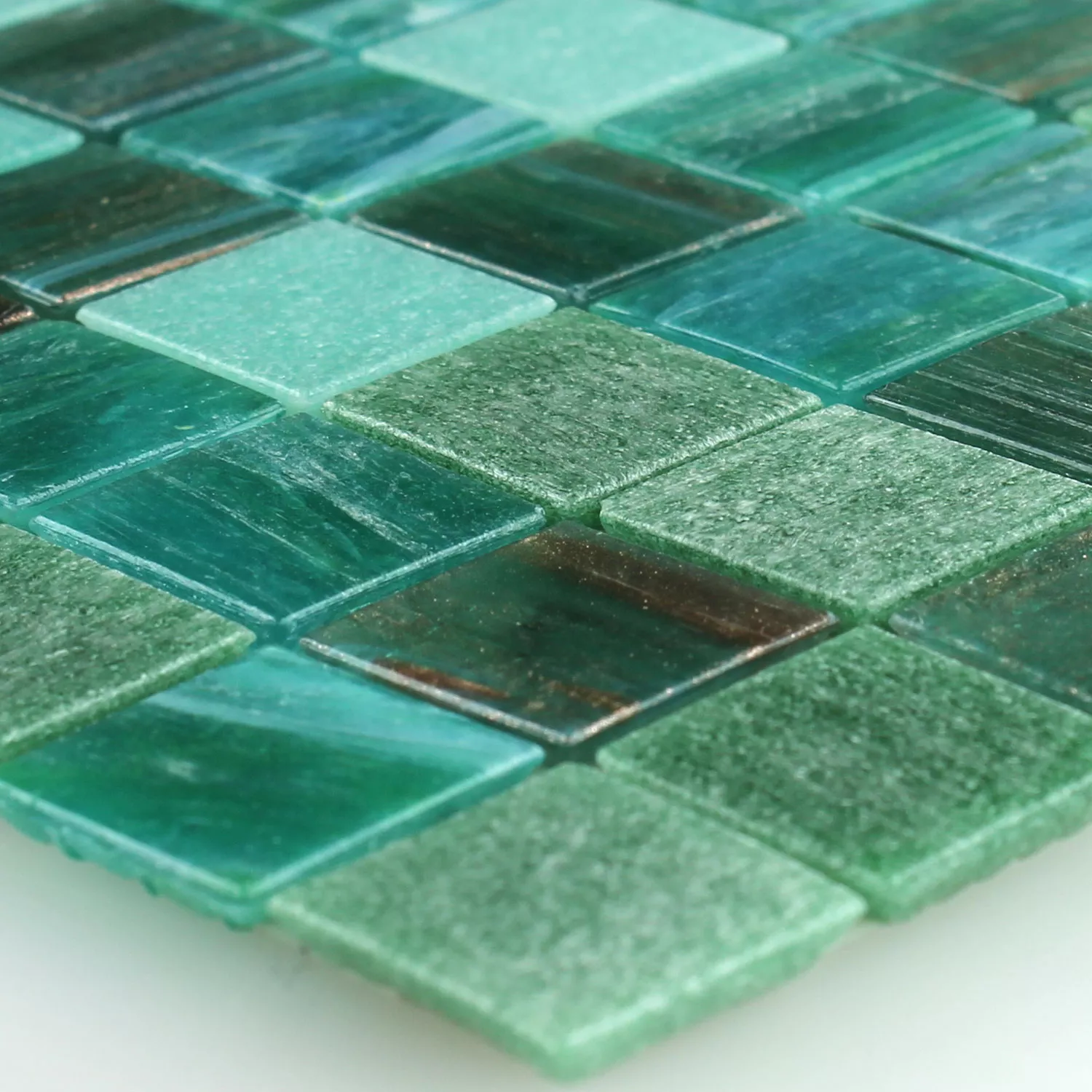 Azulejos De Mosaico Trend-Vi Cristal Foliage