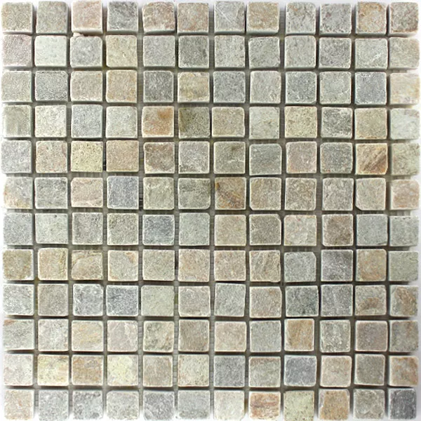 Azulejos De Mosaico Cuarcita Piedra Natural Beige Mezcla
