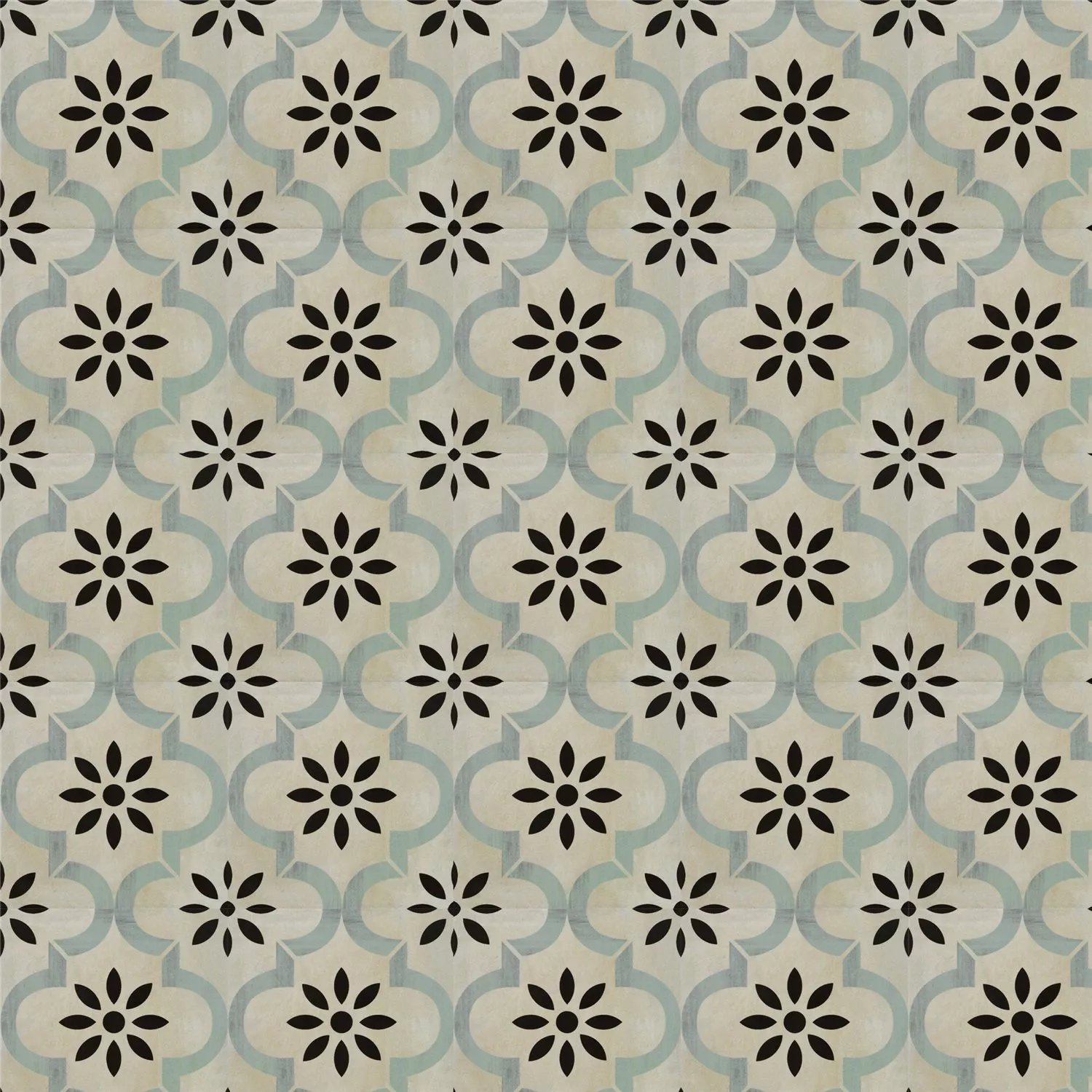 Azulejos De Cemento Óptica Gotik Nivola 22,3x22,3cm