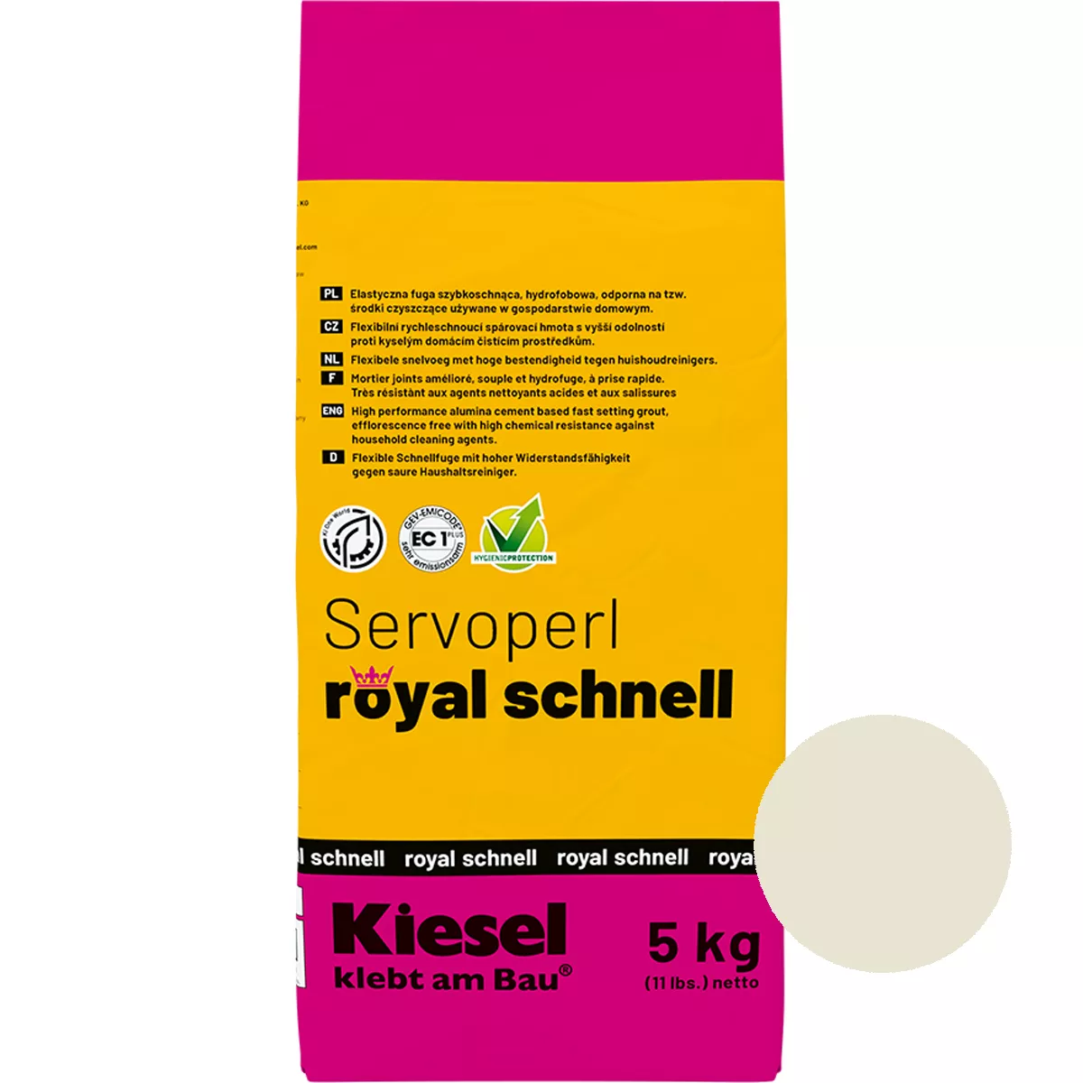 Compuesto para juntas Servoperl Royal Schnell Pergamon 5 kg