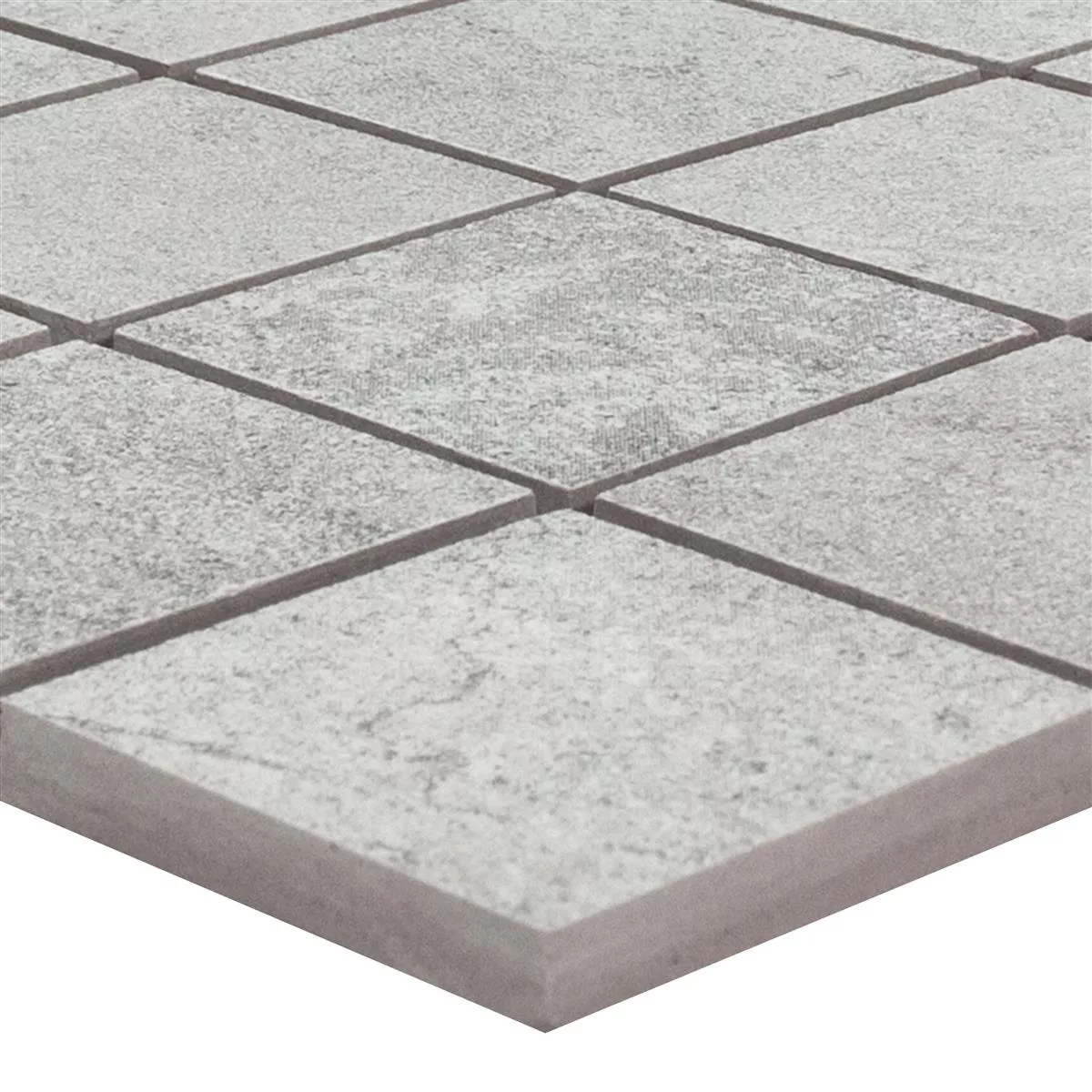 Cerámica Azulejos De Mosaico Padua Aspecto de Piedra Gris