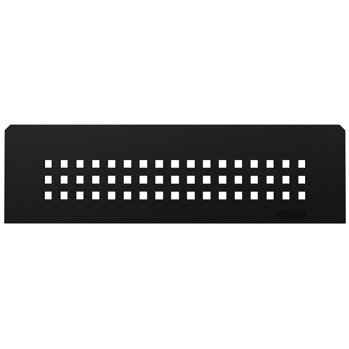 Estantería de pared rectangular Schlüter de 30x8,7 cm, color grafito cuadrado