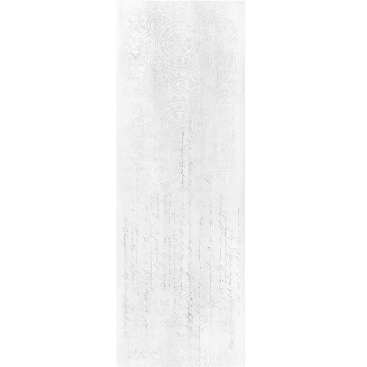 Revestimiento Anderson Borde natural 30x90cm Blanco Decoración